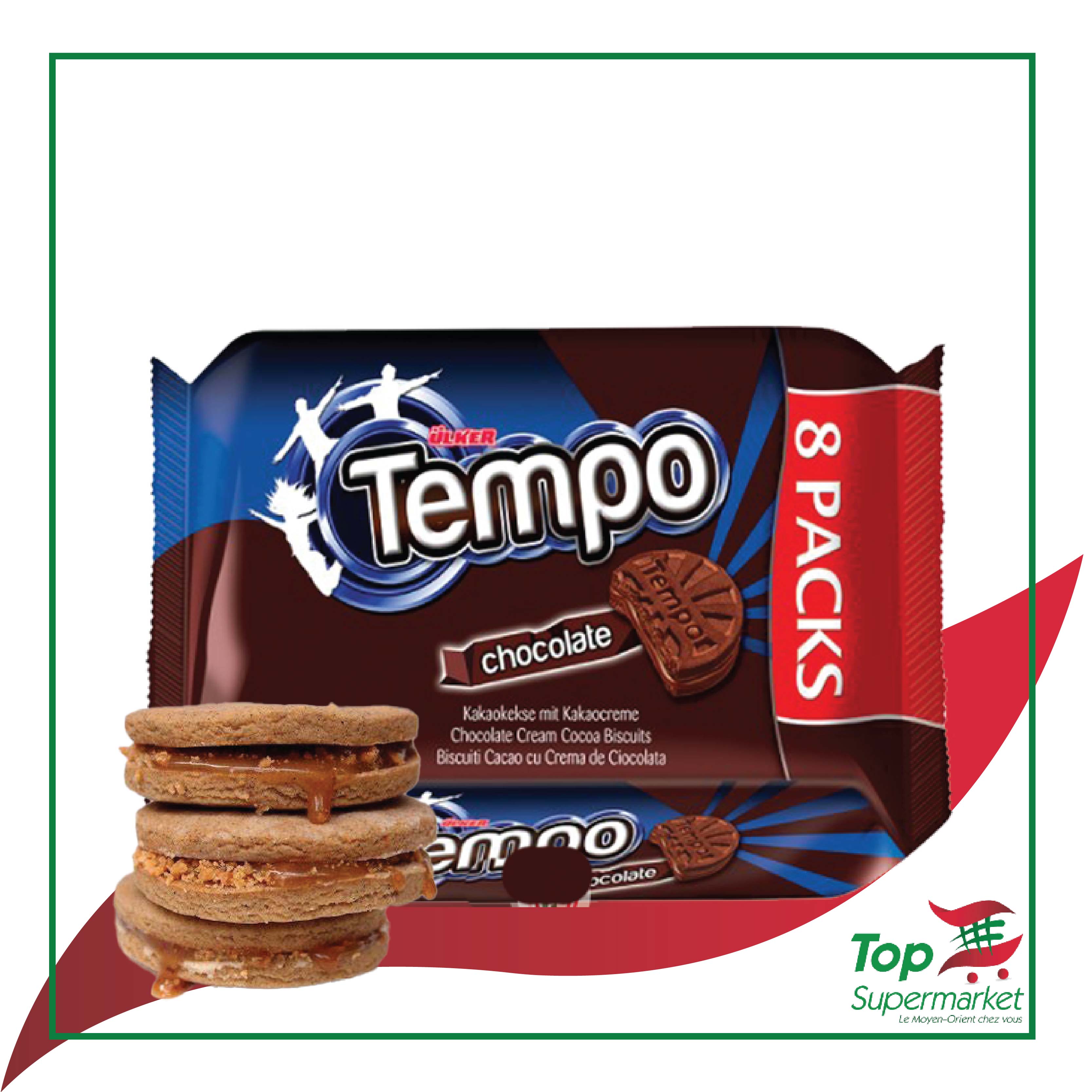 Ulker Tempo saveur chocolat 8x72gr